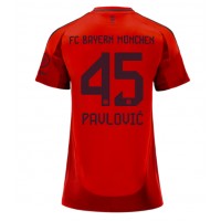 Dres Bayern Munich Aleksandar Pavlovic #45 Domaci za Žensko 2024-25 Kratak Rukav